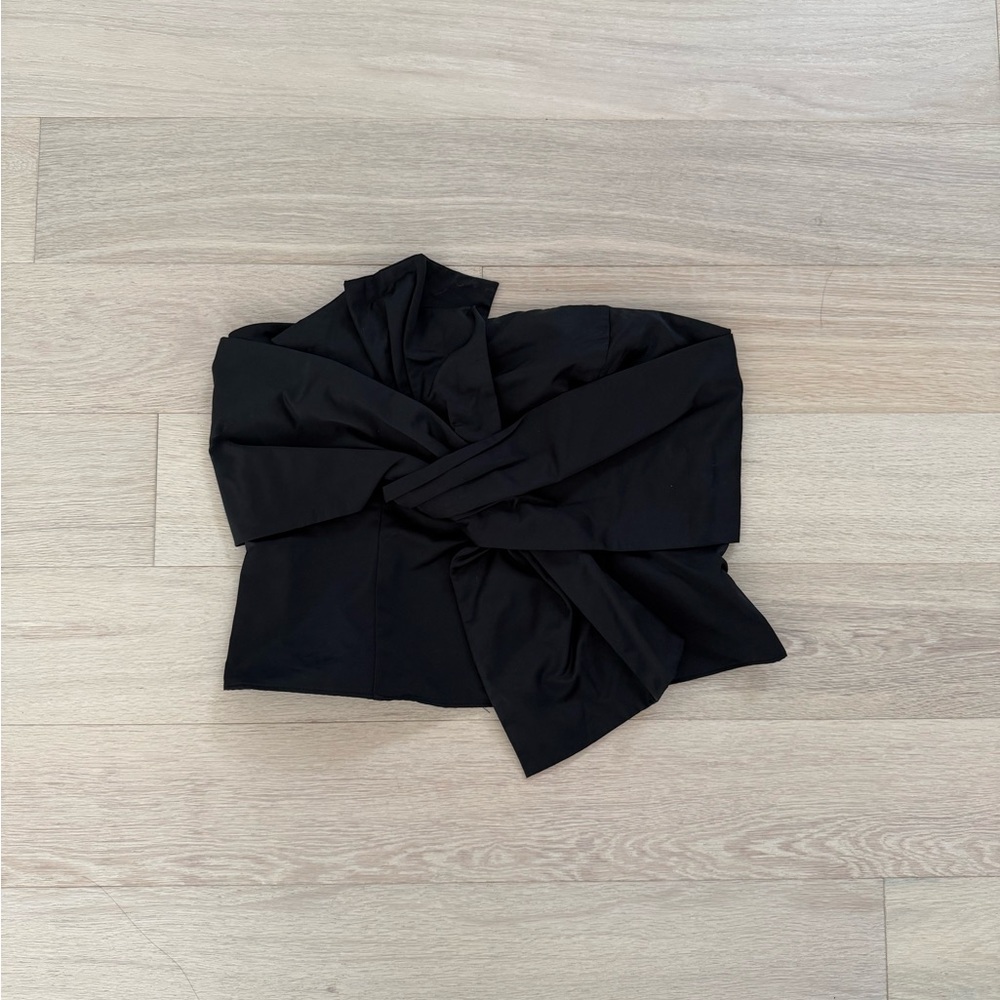 NWT H&M tie knot Bandeau top in size L